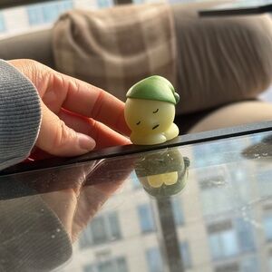 Authentic smiski hippers glow in the dark